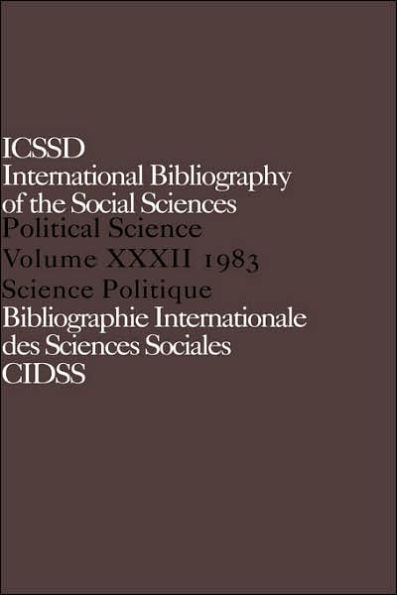 IBSS: Political Science: 1983 Volume 32 / Edition 1