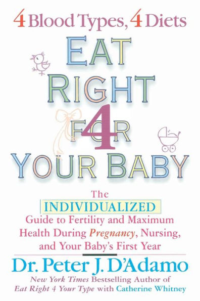 Eat Right for Your Baby: The Individulized Guide to Fertility and Maximum Heatlh During Pregnancy