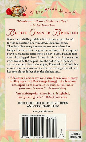 Blood Orange Brewing (Tea Shop Mystery #7)