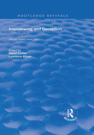 Title: Interviewing and Deception, Author: David Canter