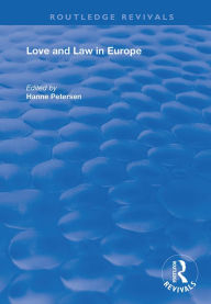 Title: Love and Law in Europe, Author: Hanne Petersen