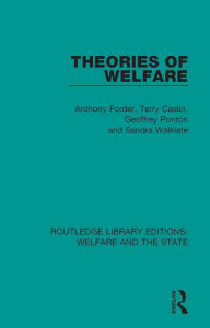Title: Theories of Welfare, Author: Anthony Forder