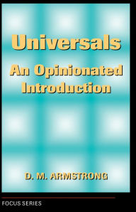 Title: Universals: An Opinionated Introduction, Author: D. M. Armstrong