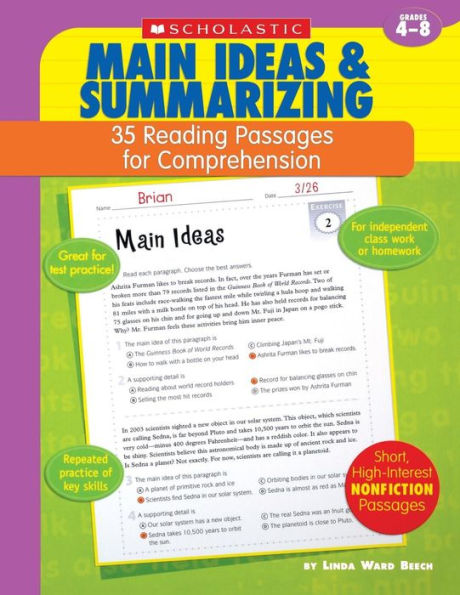 Main Ideas & Summarizing