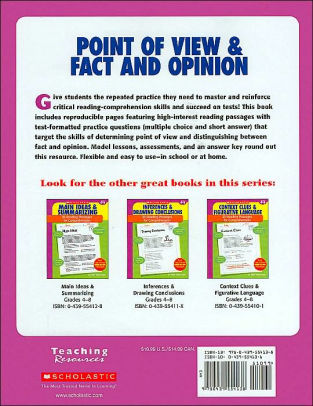 Point of View & Fact and Opinion by Linda Ward Beech, Paperback ...