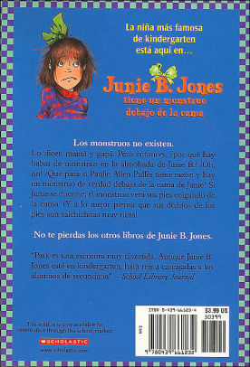 Junie B Jones Tiene Un Monstruo Debajo De La Cama Junie B Jones Has A Monster Under Her Bed Turtleback School Library Binding - 