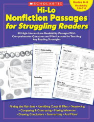 Title: Hi-Lo Nonfiction Passages for Struggling Readers: Grades 6-8: 80 High-Interest/Low-Readability Passages With Comprehension Questions and Mini-Lessons for Teaching Key Reading Strategies, Author: Maria Chang