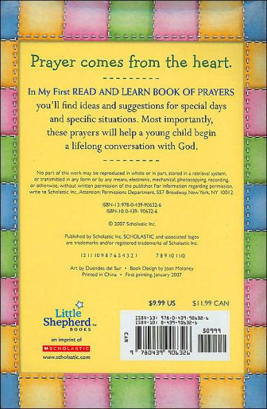 My First Read and Learn Book of Prayers