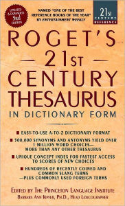 Title: Roget's 21st Century Thesaurus, Third Edition, Author: Barbara Ann Kipfer