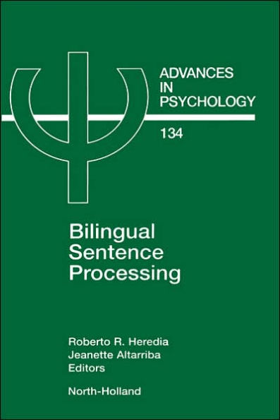 Bilingual Sentence Processing / Edition 2