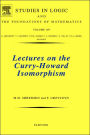 Lectures on the Curry-Howard Isomorphism