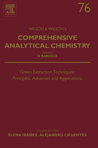 Green Extraction Techniques: Principles, Advances and Applications