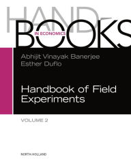 Title: Handbook of Field Experiments, Author: Esther Duflo