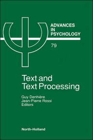 Title: Advances in Psychology V79, Author: G. Denhiere G.