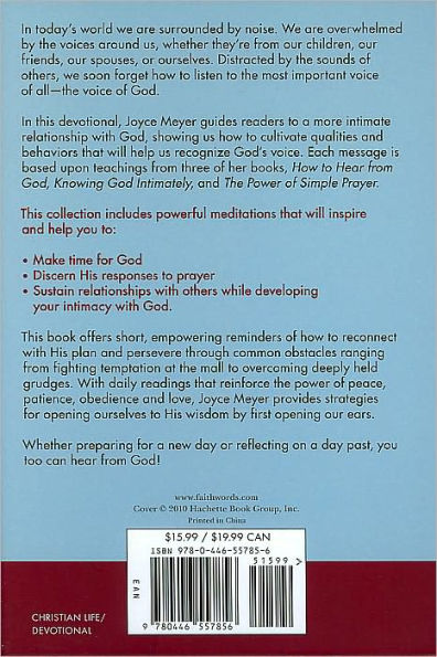 Hearing from God Each Morning: 365 Daily Devotions