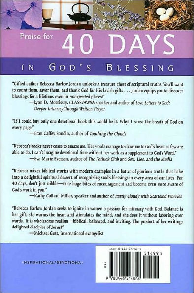 40 Days God's Blessing: A Devotional Encounter