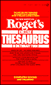 Title: The New American Roget's College Thesaurus in Dictionary Form, Author: Albert H. Morehead