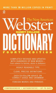 Title: The New American Webster Handy College Dictionary: Fourth Edition, Author: Philip D. Morehead