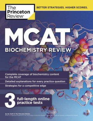 MCAT Biochemistry Review by Princeton Review, Paperback | Barnes & Noble®