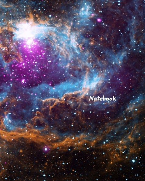 Notebook: Milky Way Nebula Design Notebook,Journal