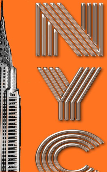 Iconic New York City Chrysler Building $ir Michael designer creative drawing journal: NYC