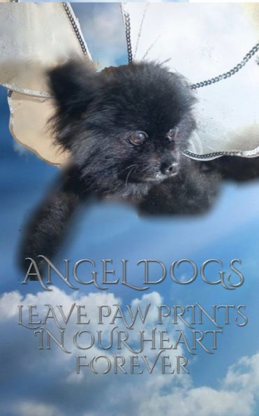Angel Dog in heaven Writing drawing Journal: Angel Dog in heaven Writing drawing Journal