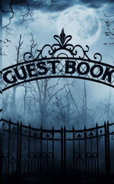 Halloween Haunted Graveyard Guest Book: Halowwen Haunted Guest Book