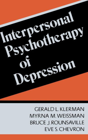 Interpersonal Psychotherapy Of Depression / Edition 1