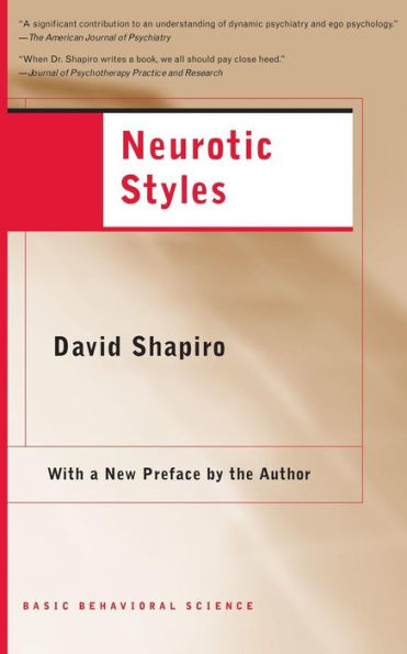 Neurotic Styles / Edition 1