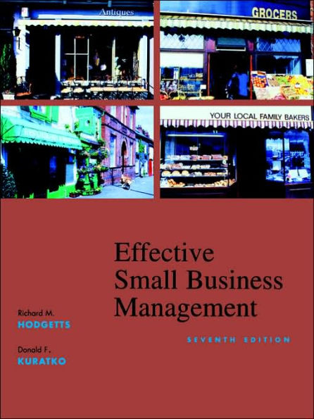 Effective Small Business Management / Edition 7