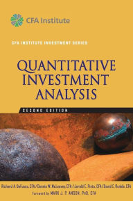 Free ebooks download in pdf Quantitative Investment Analysis ePub CHM PDB by Richard A. DeFusco CFA, David E. Runkle CFA, Dennis W. McLeavey CFA, Jerald E. Pinto CFA