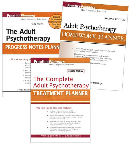 Adult Set- Treatment 4th Edition, Homework 2nd Edition, Progress Notes 3rd Edition / Edition 4