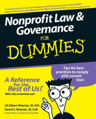 Title: Nonprofit Law and Governance For Dummies, Author: Jill Gilbert Welytok