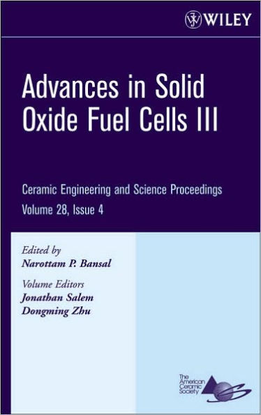 Advances in Solid Oxide Fuel Cells III, Volume 28, Issue 4 / Edition 1