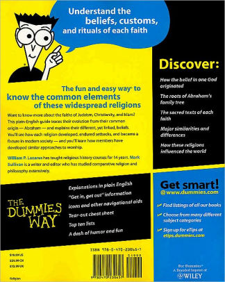 Comparative Religion For Dummies By William P Lazarus Mark Sullivan Paperback Barnes Noble