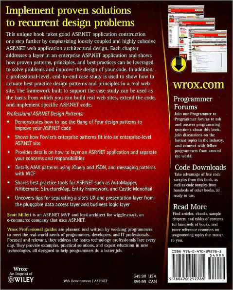 Professional ASP.NET Design Patterns