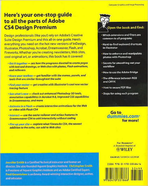Adobe Creative Suite 4 Design Premium All-in-One For Dummies by