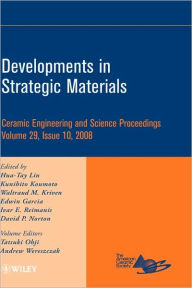 Title: Developments in Strategic Materials, Volume 29, Issue 10 / Edition 1, Author: Hua-Tay Lin