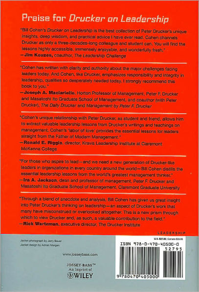 Drucker on Leadership: New Lessons from the Father of Modern Management