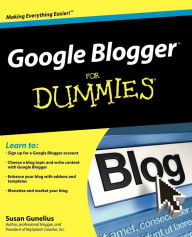 Title: Google Blogger For Dummies, Author: Susan Gunelius