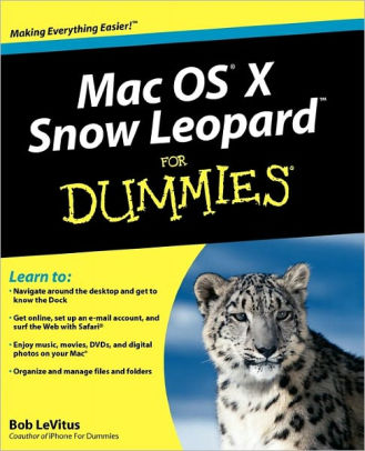 Mac Os X Snow Leopard For Dummiespaperback - 