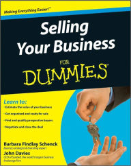 Title: Selling Your Business For Dummies, Author: Barbara Findlay Schenck