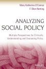 Analyzing Social Policy: Multiple Perspectives for Critically Understanding and Evaluating Policy / Edition 1