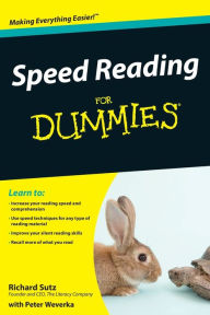 Title: Speed Reading For Dummies, Author: Richard Sutz