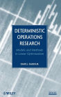 Deterministic Operations Research: Models and Methods in Linear Optimization / Edition 1