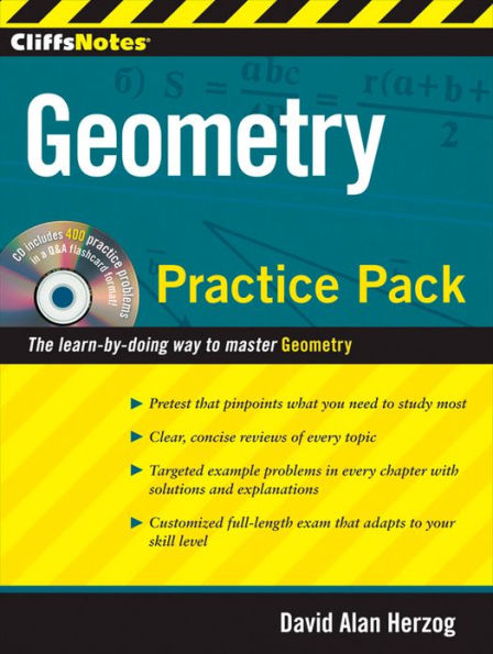 CliffsNotes Geometry Practice Pack with CD