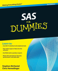 Title: SAS For Dummies, Author: Stephen McDaniel