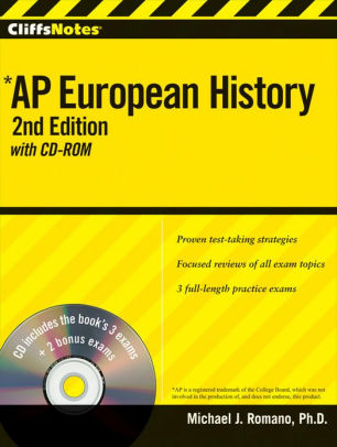 Cliffsnotes Ap European History With Cd Rom 2nd Edition