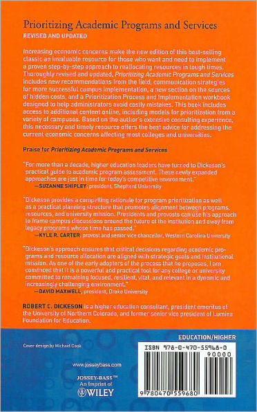 Prioritizing Academic Programs and Services: Reallocating Resources to Achieve Strategic Balance, Revised and Updated / Edition 2