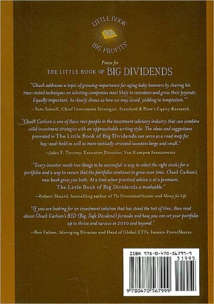 The Little Book of Big Dividends: A Safe Formula for Guaranteed Returns